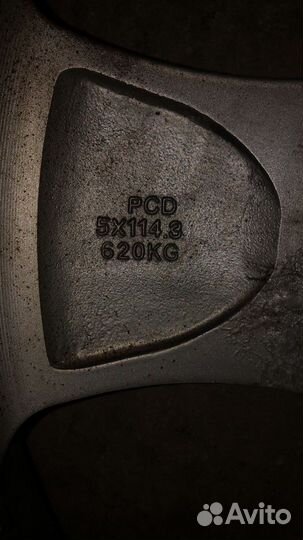 Литые диски r17 5x114 3 бу