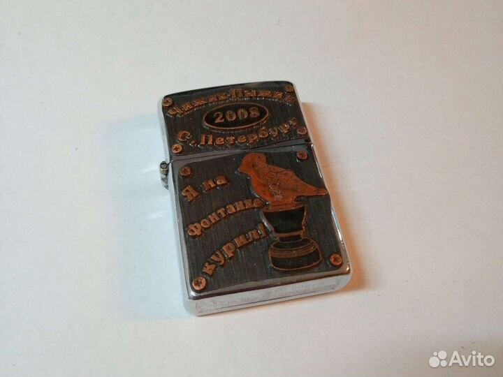 Зажигалка zippo чижик-пыжик 2008 Питер