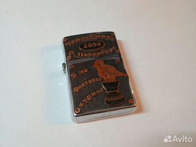 Зажигалка zippo чижик-пыжик 2008 Питер