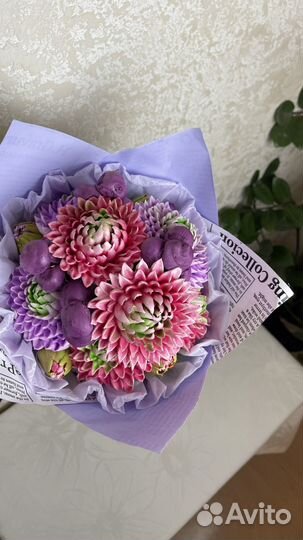 Сладкие букеты из зефира