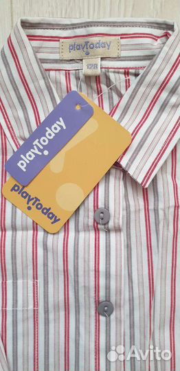 Рубашка Playtoday для мальчика р.128