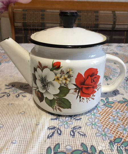 Чайник эмалированный