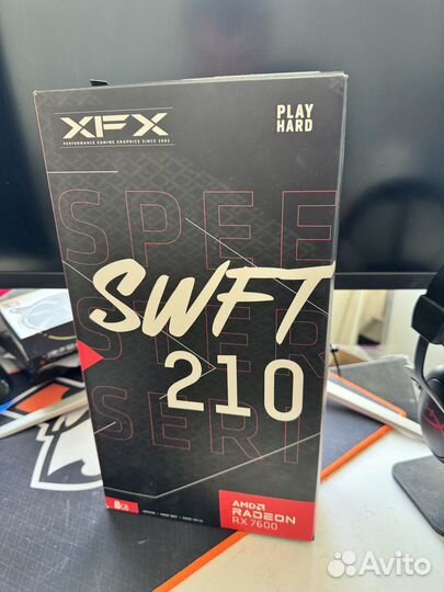 Видеокарта XFX Radeon RX 7600 8gb gddr6 swift210