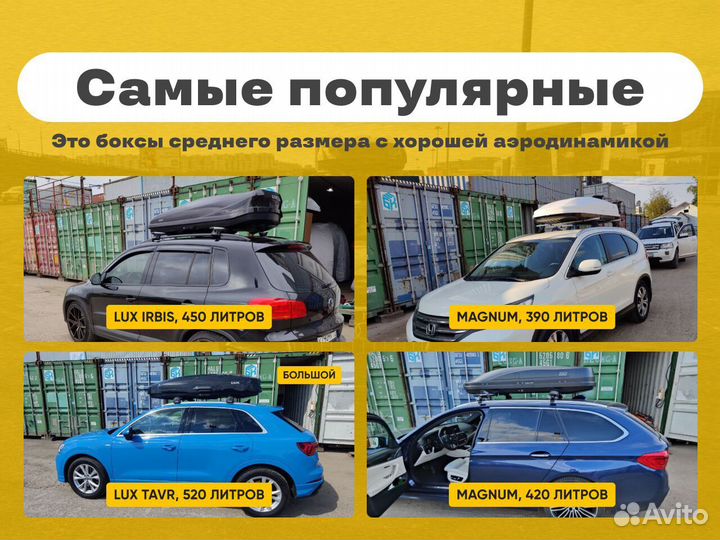 Прокат автобокса на крышу С установкой