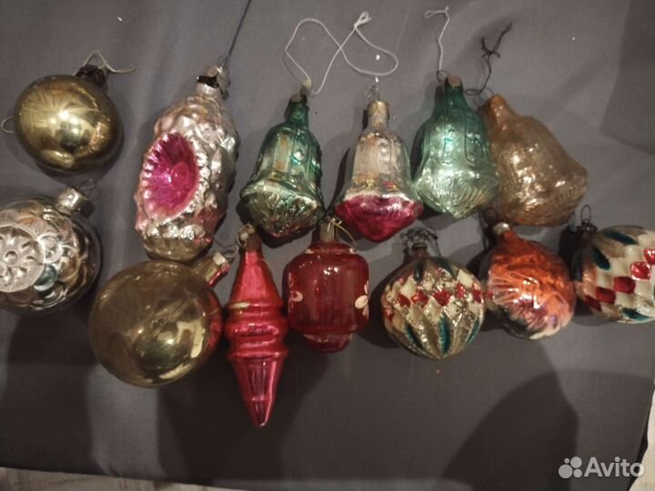 Елочные игрушки СССР советские