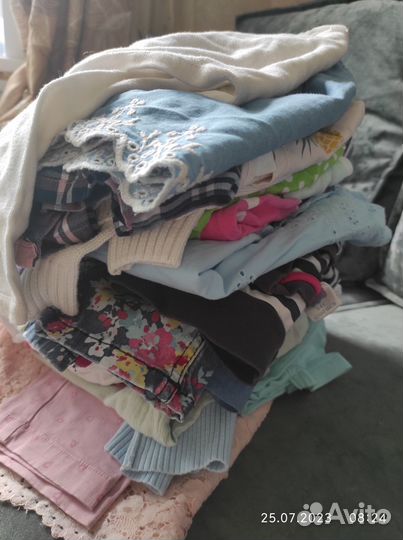 Вещи пакетом на девочку 104-110
