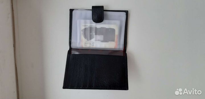 Обложка для автодокументов натуральная кожа