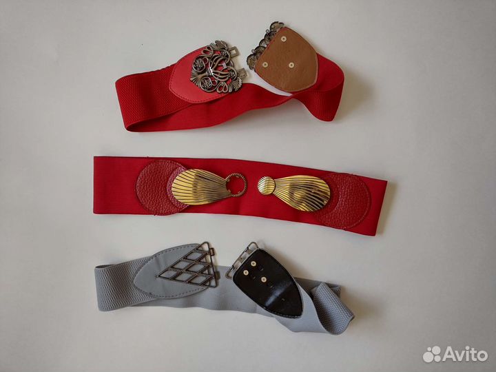 Пояса-резинки, винтажные