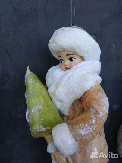 Ватные ёлочные игрушки