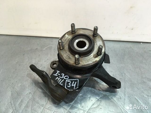 Кулак поворотный ступица в сборе передний левый