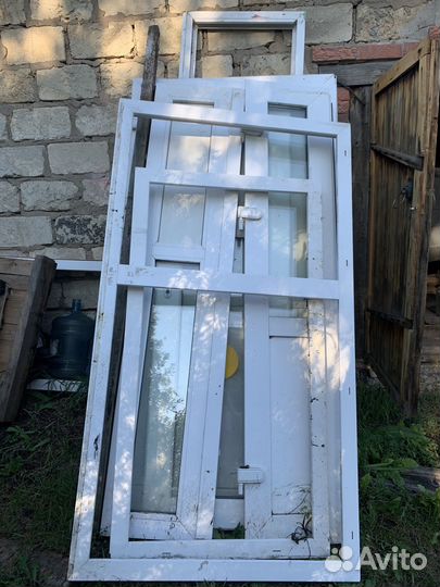 Пластиковые окна и двери бу