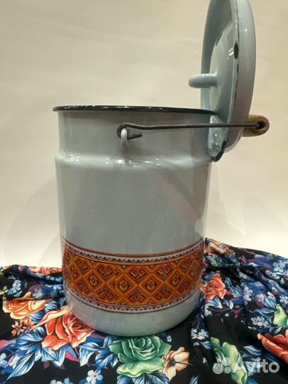 Бидон эмалированный СССР