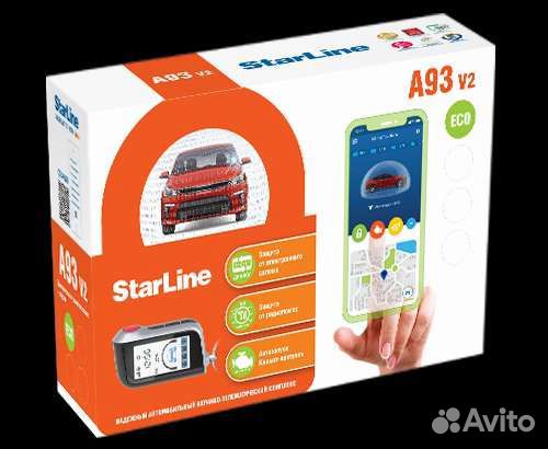 Сигнализация с автозапуском Starline a93 eco v2