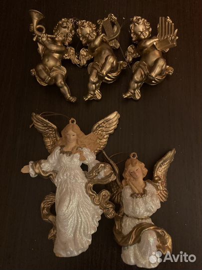 Ёлочные игрушки ангелочки