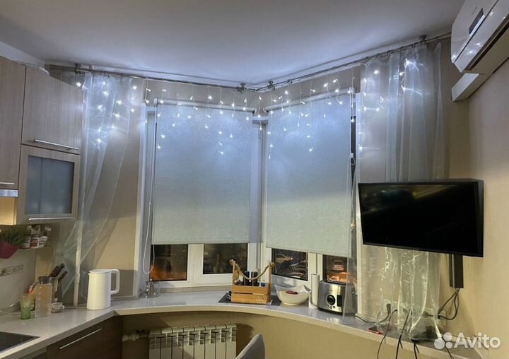 Гирлянда бахрома белый цвет уличная