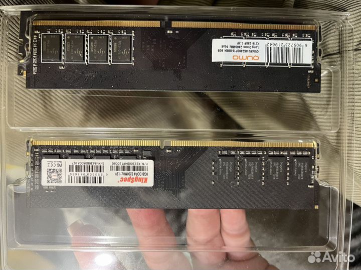 Оперативная память ddr4 4gb, 8gb, 16gb, 20gb