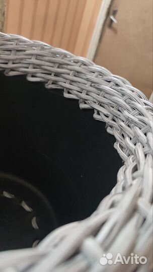 Кашпо из ротанга