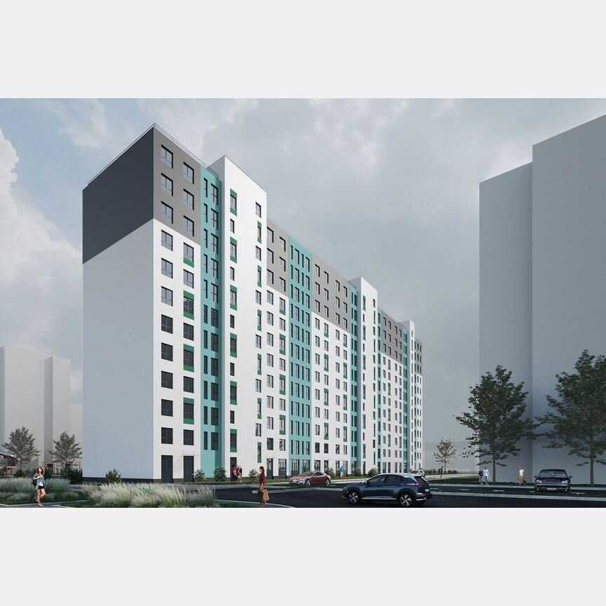 2-к. квартира, 40 м², 9/12 эт.
