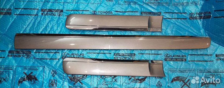 Молдинги Лексус Gx 460 светло-серые оригинал