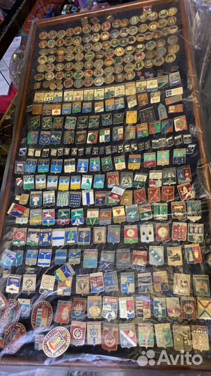 Значки коллекция гербы городов из СССР