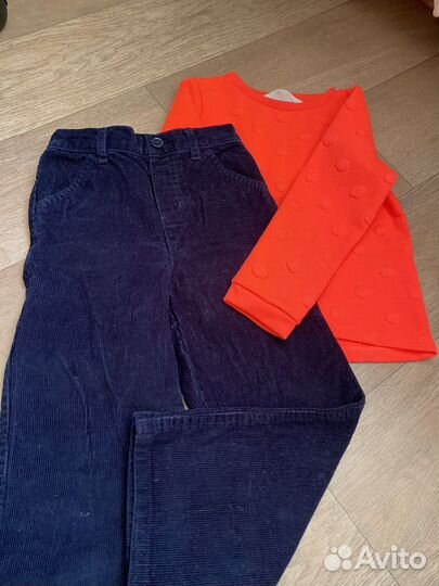Джинсы с кофтой 104-110