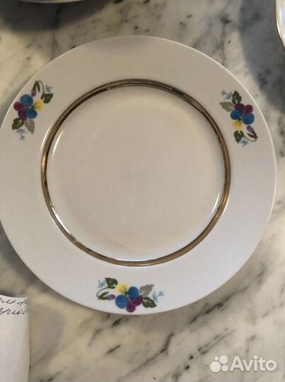 Тарелки винтаж, фарфор, фаянс