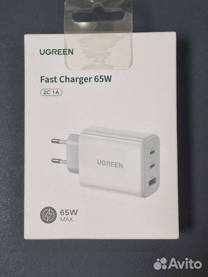 Зарядное устройство Ugreen 65W, CD275