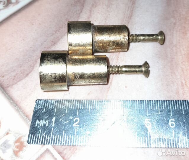 Ручки мебельные латунные СССР