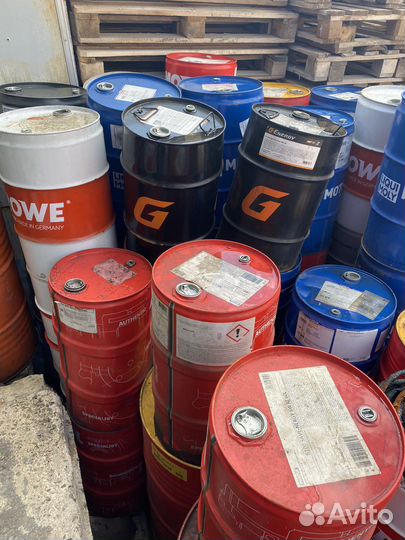 Бочка металлическая 60л из под масла