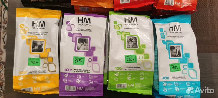 Сухие корма для собак и кошек + шампунь