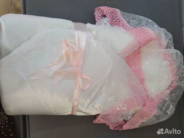 Конверт на выписку для девочки зима