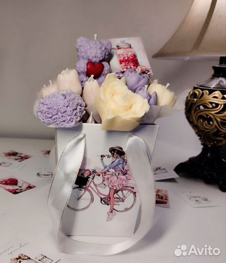 Букеты из свечей