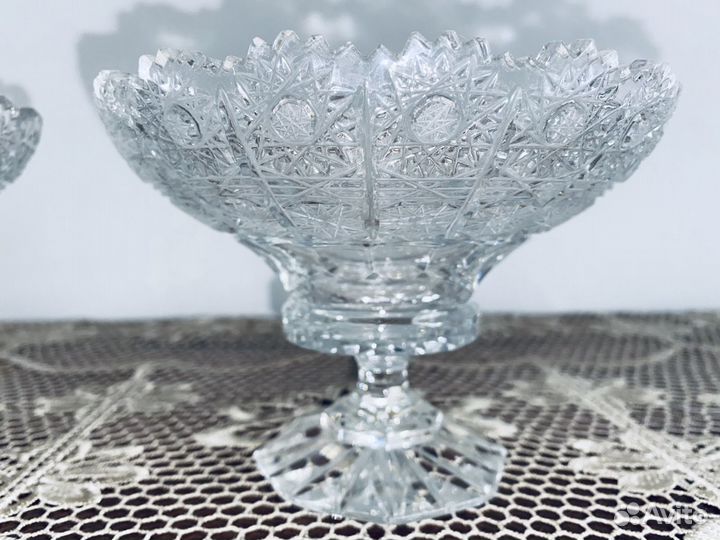 Хрустальные вазы малые