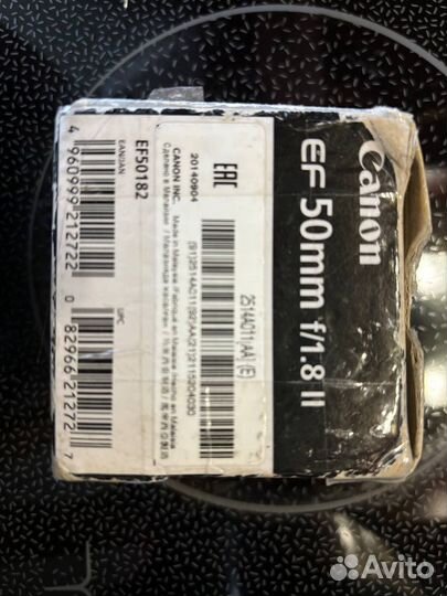 Объектив canon 50mm 1 8