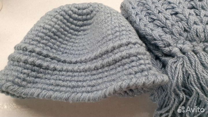 Шапка и шарф женский