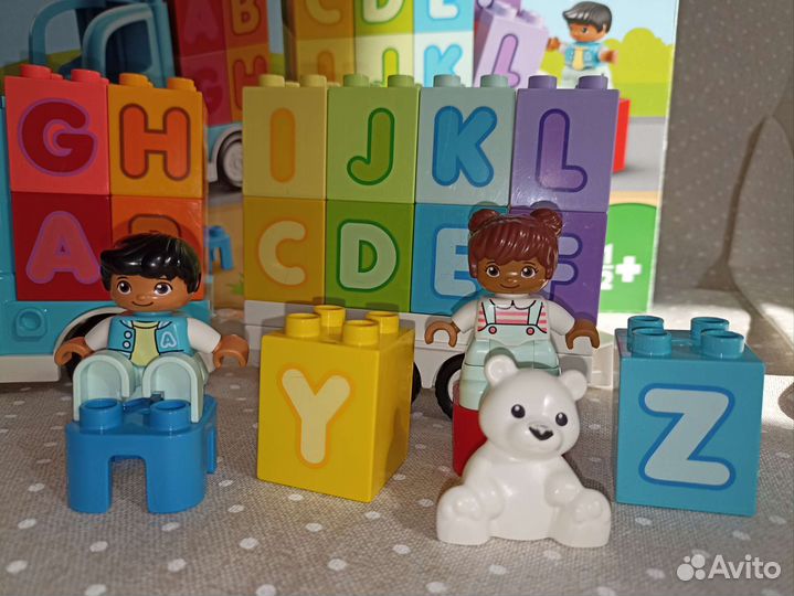 Lego duplo 10915 грузовик алфавит