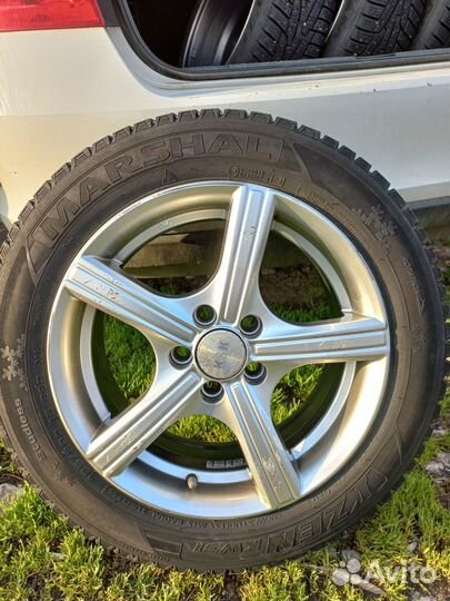 Диски литые с зимней резиной