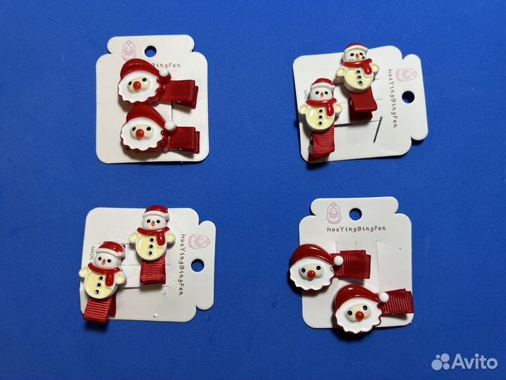 Резинки для волос новогодние