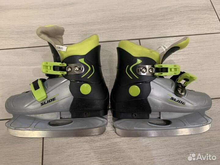 Коньки хоккейные детские регулируемые