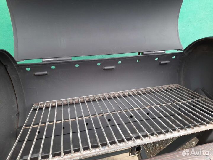 Мангал 4в 1, коптильня, гриль, печь для казана