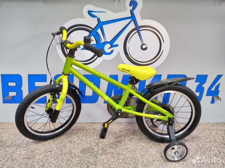 Детский велосипед TT gulliver 16д зеленый