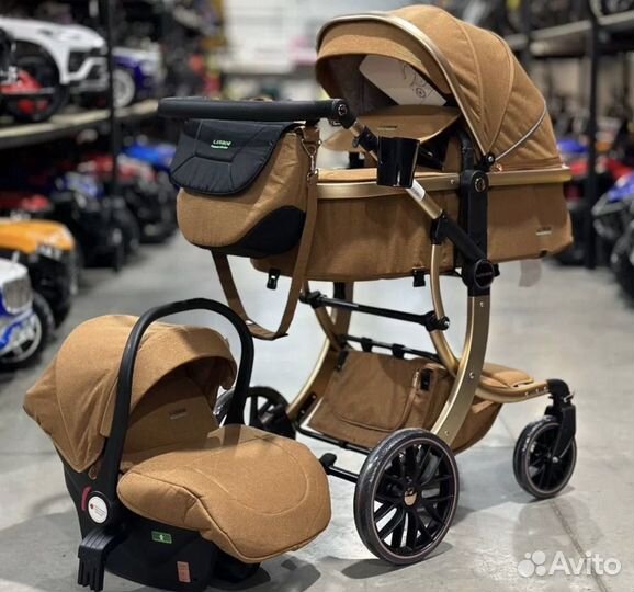 Коляска 3в1, 2в1 новая luxmom трансформер