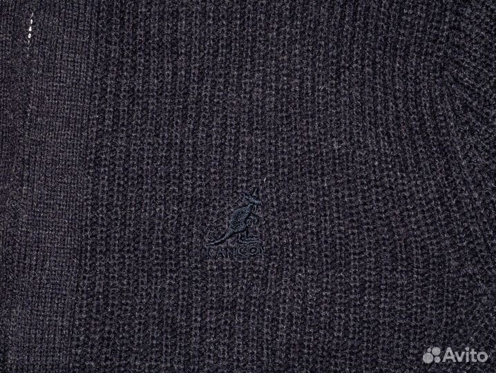 Kangol XL утепленный шерпой свитер новый