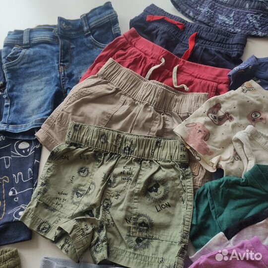 Детские вещи пакетом на мальчика 74 80 86