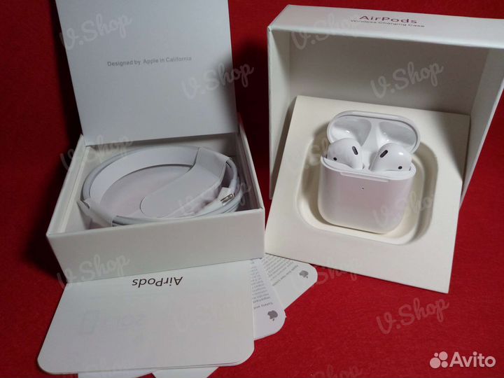 Airpods 2 apple (Гарантия + подарок)