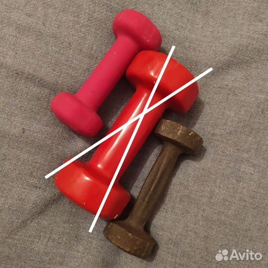 Цена за все. Гантели 1кг