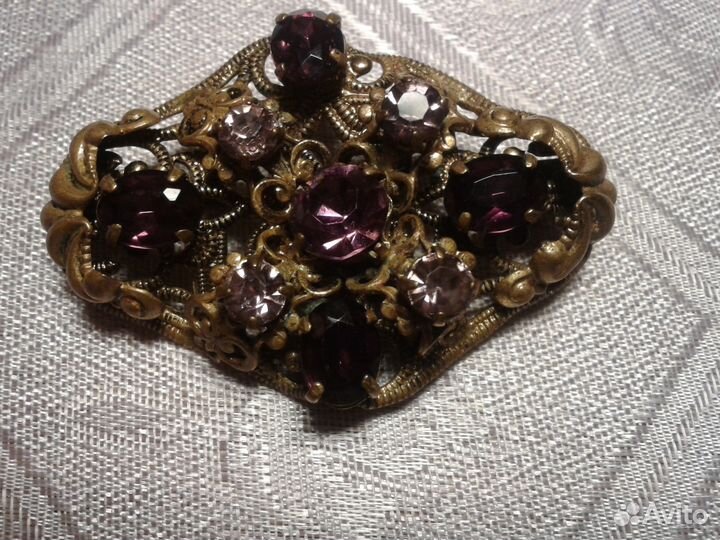 Броши Чехия и другая бижутерия Винтаж