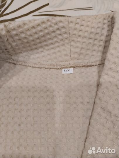 Халат женский банный вафельный