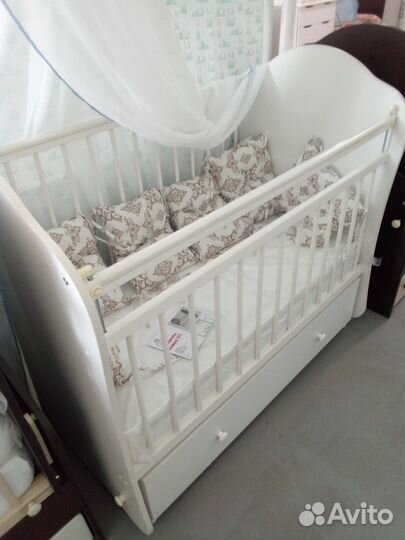 Кровать детская транс №5 (венге ваниль и белая)