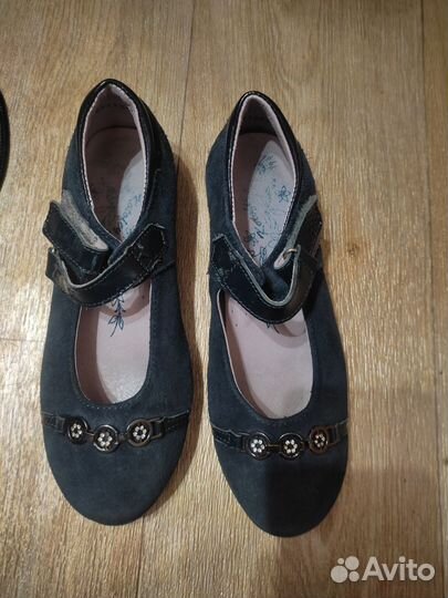 Туфли балетки школьные котофей 33